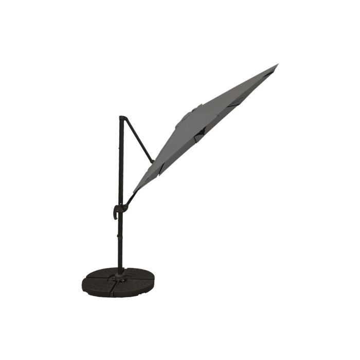 Sonnenschirm, Ø 270 cm, mit Neigefunktion und Schirmständer