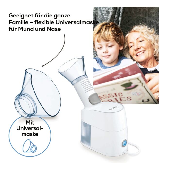 L'inhalateur Beurer «SI 40», inhalation apaisante avec fonction aromatique