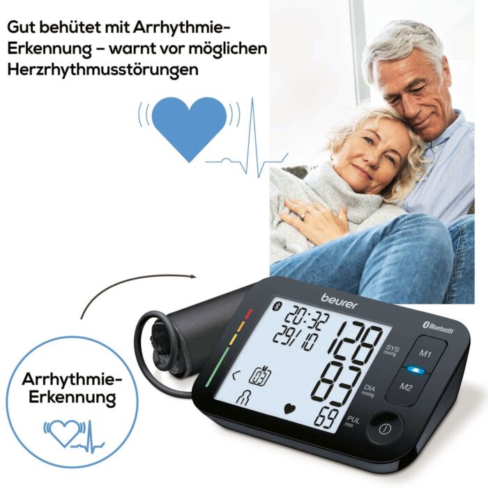 Tensiomètre Beurer «Pour le bras», Bluetooth avec connexion à l'application