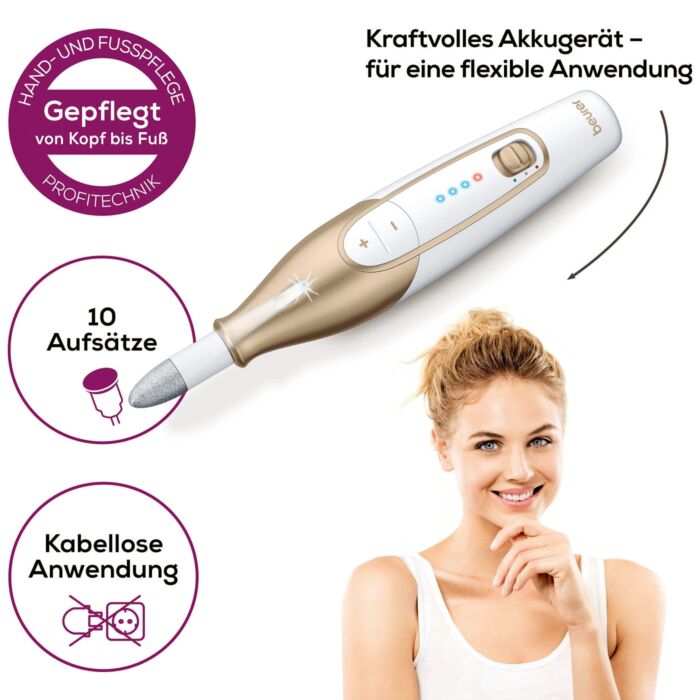 Beurer Manicure und Pedicure-Set, kabellos