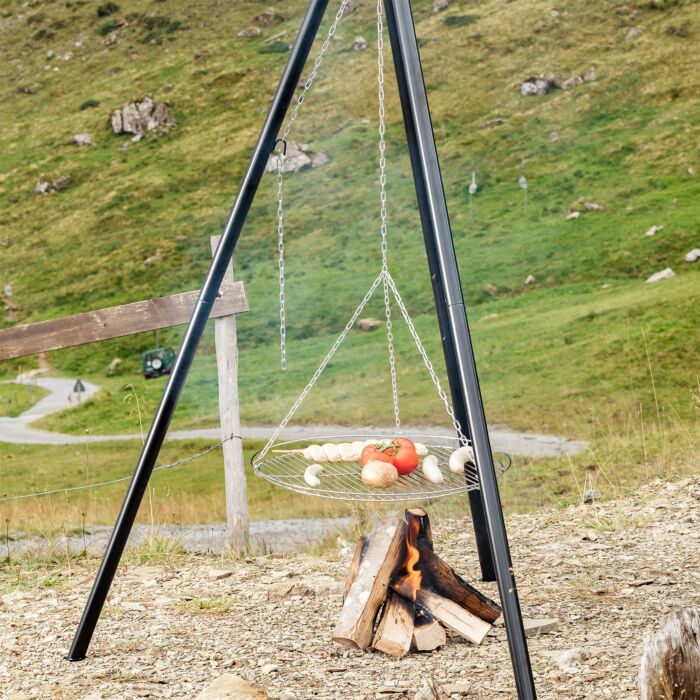 Gril sur trépied «Adventure», Ø 60 cm, réglable en hauteur