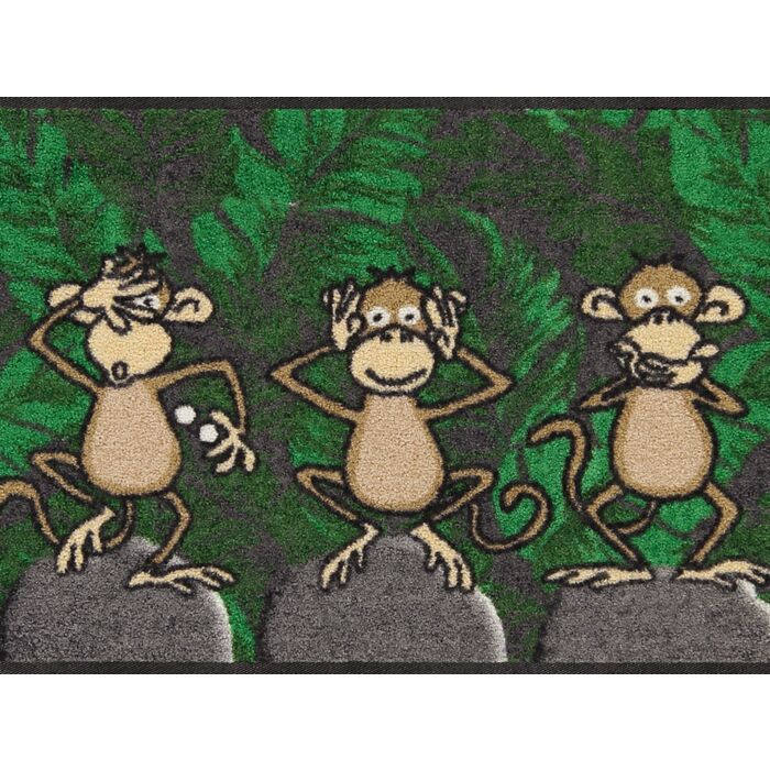 Salonloewe Türvorlage Three Monkeys, 50x75 cm