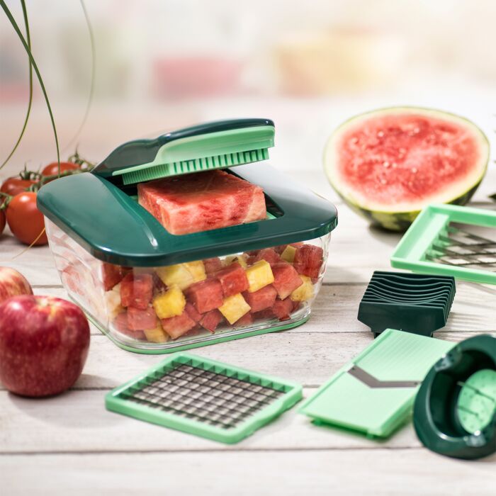 Coupe-légumes Genius «Nicer Dicer Chef», lot de 15 éléments