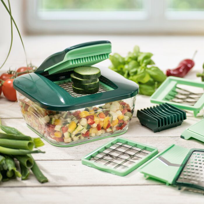 Coupe-légumes Genius «Nicer Dicer Chef», lot de 15 éléments