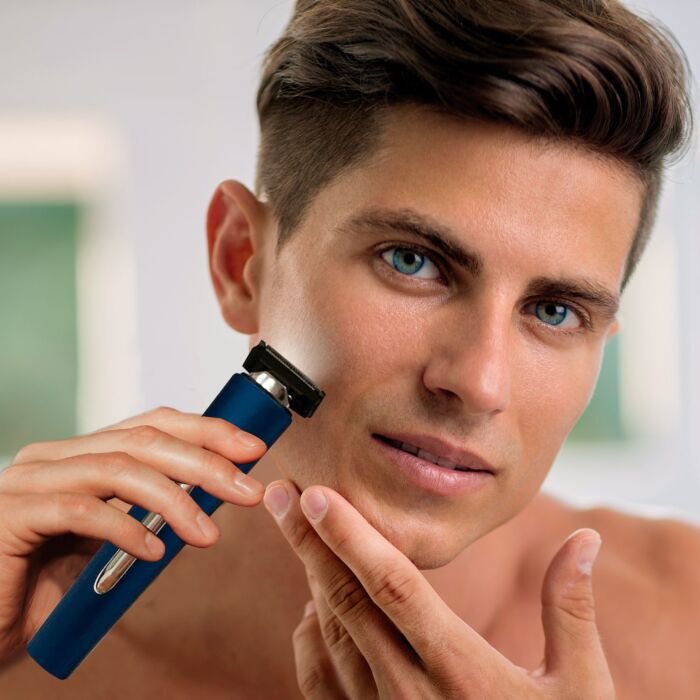 Velform Ganzkörperrasierer Full Body Razor, mit LED-Licht und Trimmaufsätzen