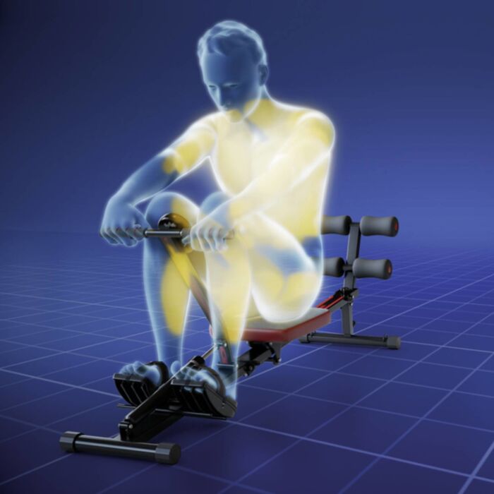 Kendox Rudergerät «Row Shaper», 36 Intensitäten