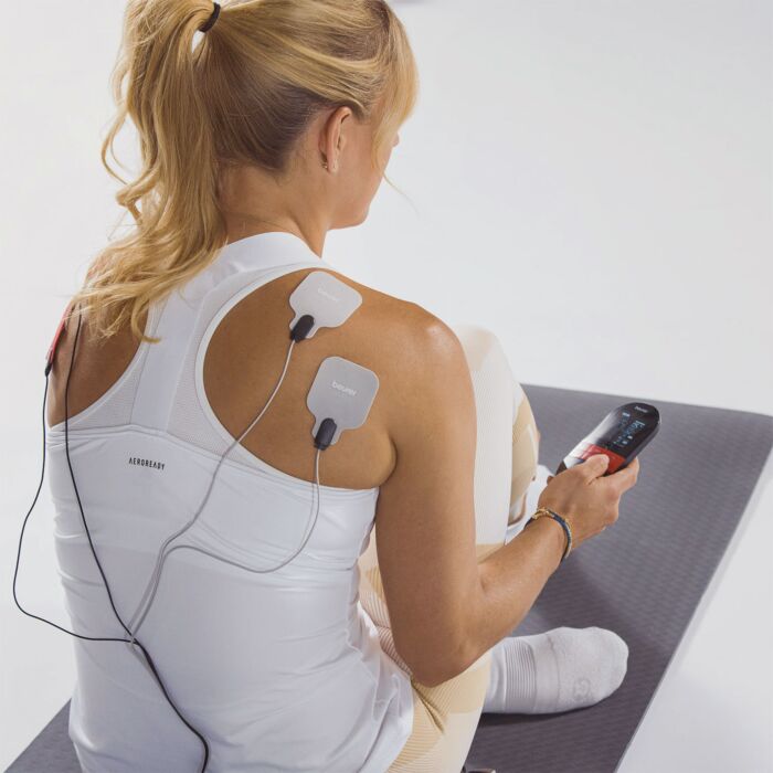 Beurer Digital-TENS/EMS «4-in-1», Schmerztherapie mit Wärmefunktion