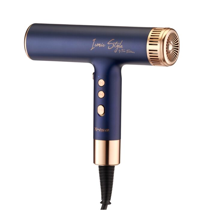 Trisa Haartrockner Iconic Style, ultraleicht, mit Ionenfunktion und Zubehör