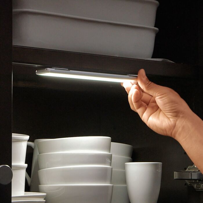 HandyLUX LED-Leiste «Slim Bright», mit Bewegungssensor, wiederaufladbar, 90 Lumen