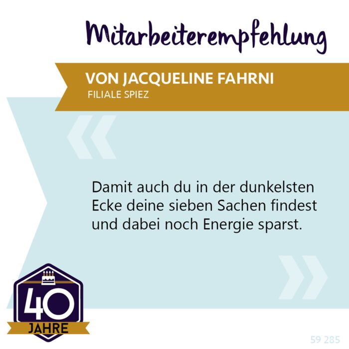 HandyLUX LED-Leiste «Slim Bright», mit Bewegungssensor, wiederaufladbar, 90 Lumen