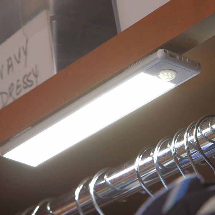 HandyLUX LED-Leiste «Slim Bright», mit Bewegungssensor, wiederaufladbar, 90 Lumen