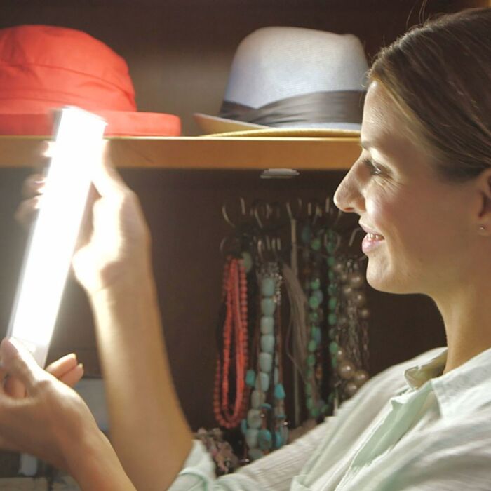 HandyLUX LED-Leiste «Slim Bright», mit Bewegungssensor, wiederaufladbar, 90 Lumen