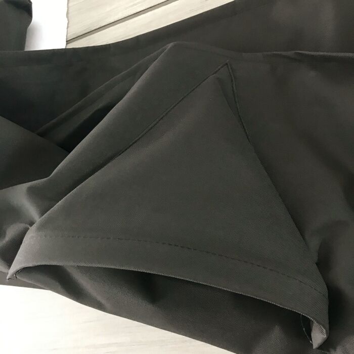 Housse de protection pour canapé de jardin, 220x100x80 cm, noire, sac de transport inclus