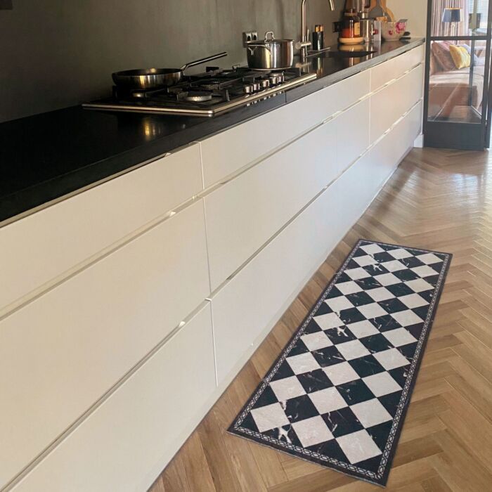 Tapis de cuisine Cook & Wash Checker 50x150 cm