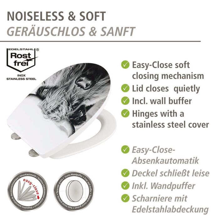 WC-Sitz Yak, Absenkautomatik, Thermoplast