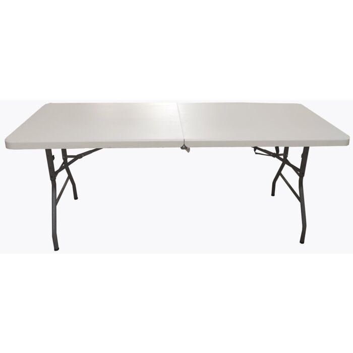 Table pliante, réglable en hauteur et résistante aux intempéries