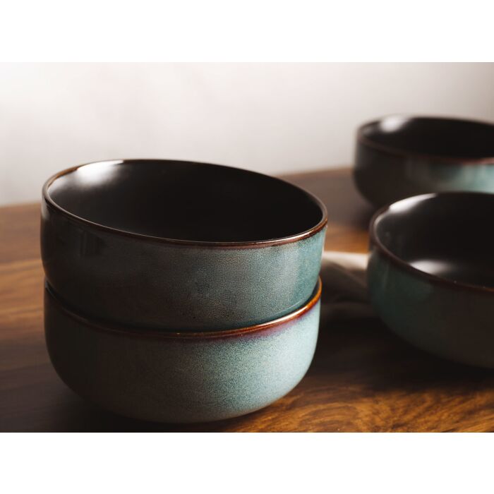 LUNASOL Schalen «Elements Night», 4er Set, Ø 16 cm
