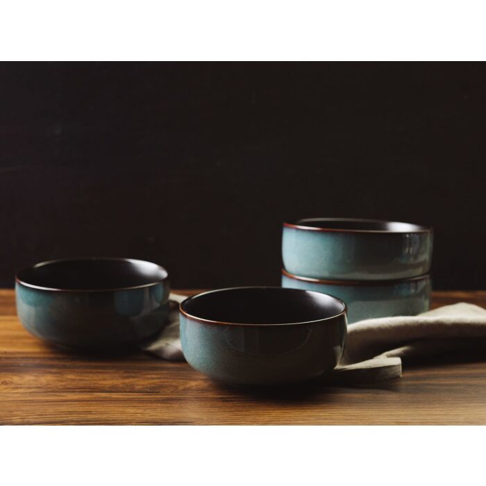 LUNASOL Schalen «Elements Night», 4er Set, Ø 16 cm
