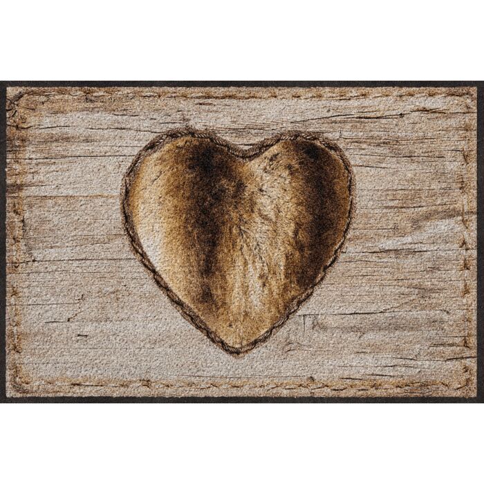 Türvorlage «Chalet Heart», 50x75 cm