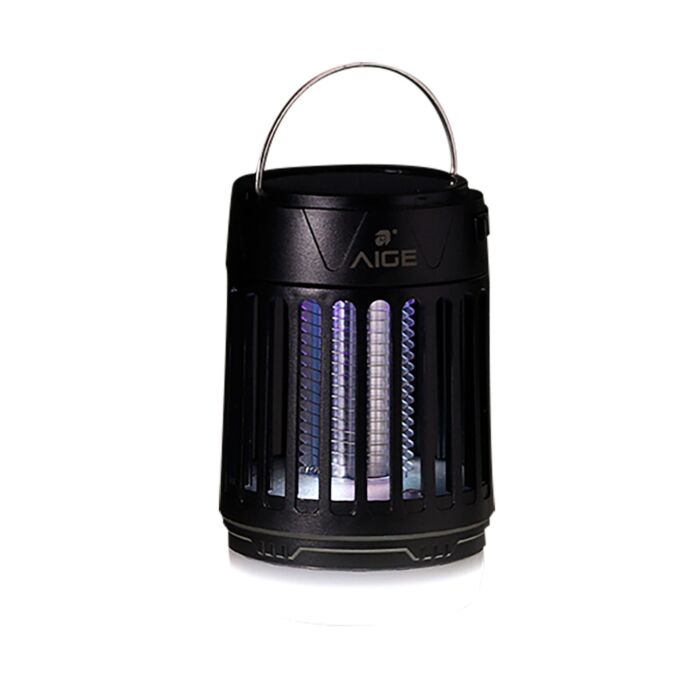 Piège à moustiques 4 en 1 avec module solaire, lumière UV, lampe de poche & fonction SOS
