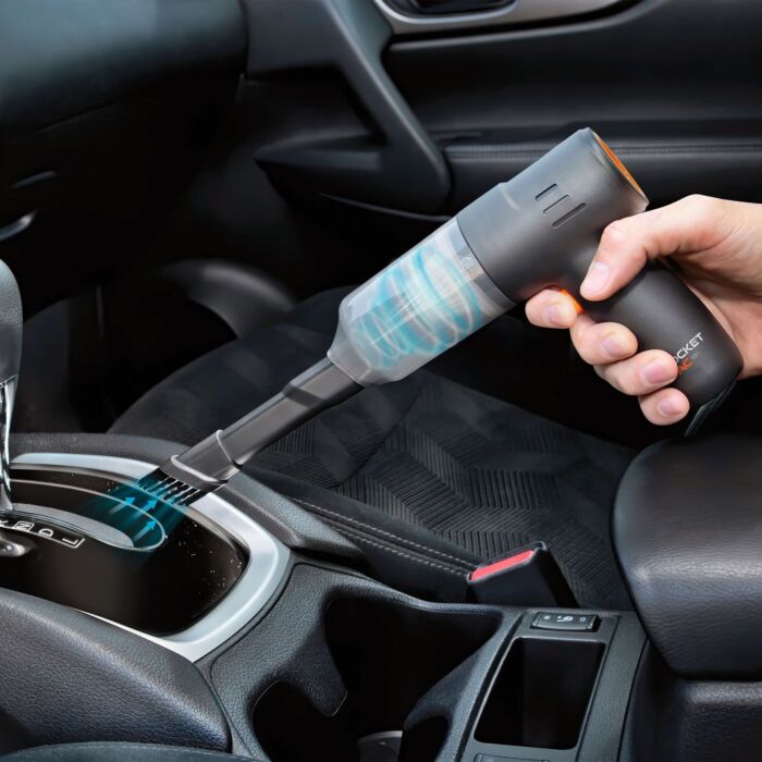 Aspirateur à main Livington Pocket Vac sans fil, avec fonctions aspiration et souffleur