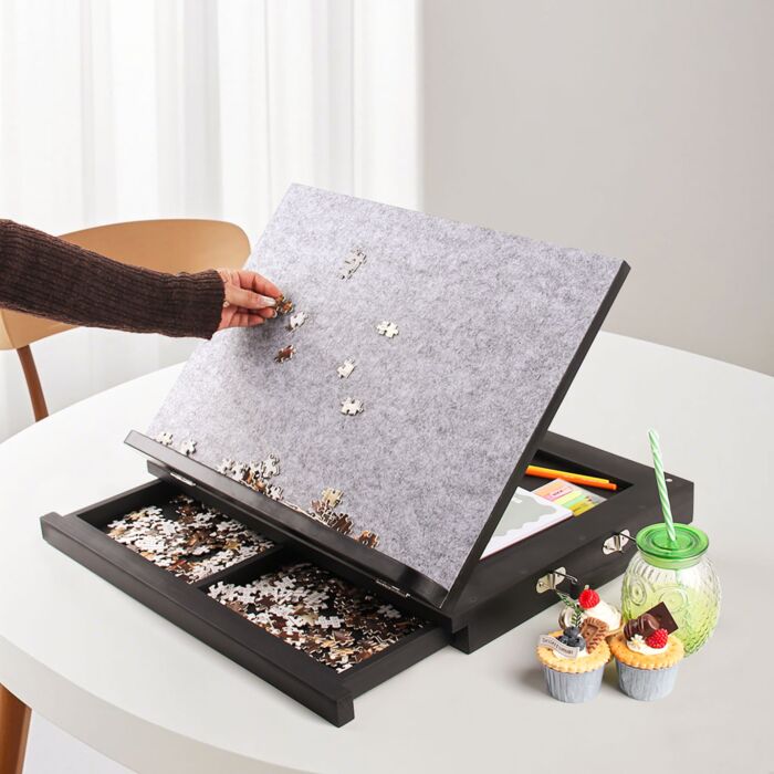 Table de puzzle en bois, jusqu'à 500 pièces main product photo