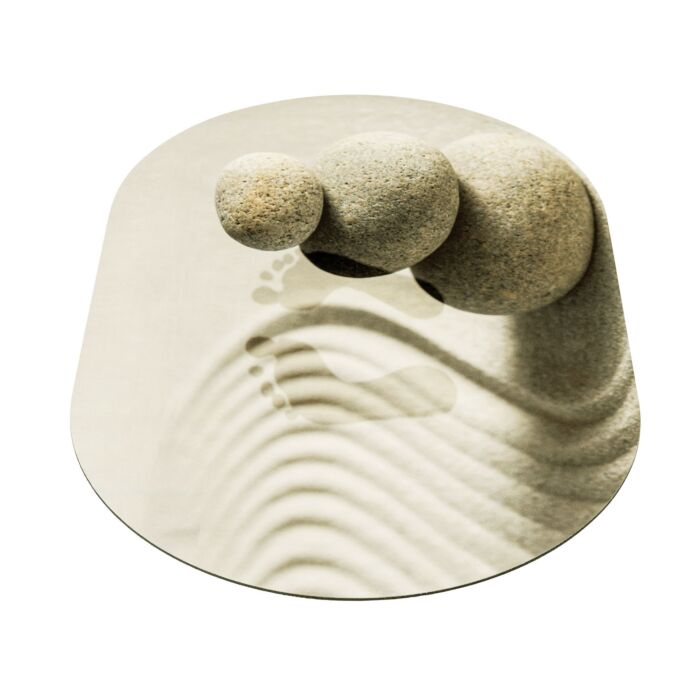 Tapis de douche et de bain «Zen», hautement absorbant, 80x50 cm