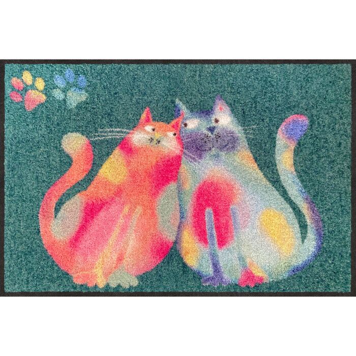 Türvorlage «Rainbow Cats», 50x75 cm