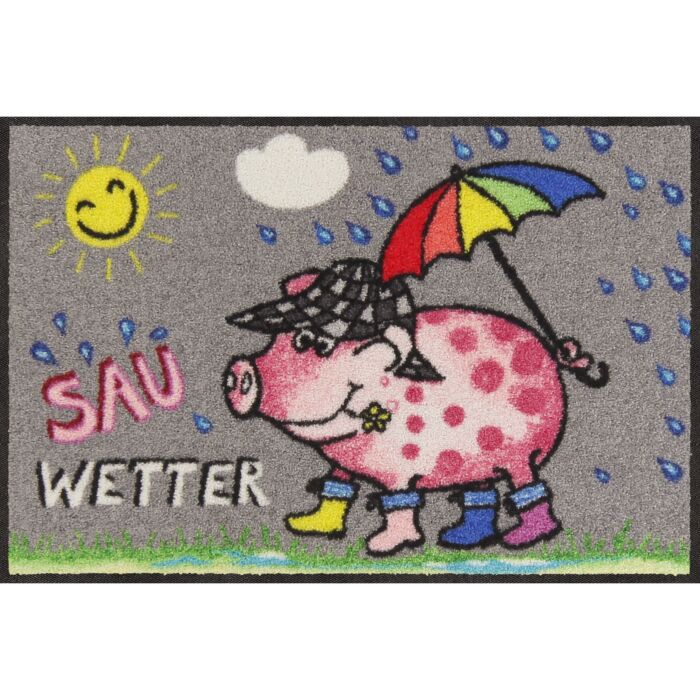 Türvorlage Sau-Wetter, 50x75 cm