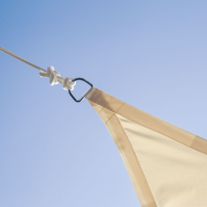 Voile d'ombrage « Triangle », 3.6 m, imperméable, avec revêtement PU
