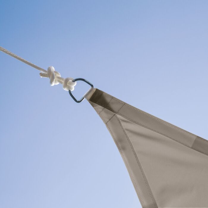 Voile d'ombrage « Triangle », 3.6 m, imperméable, avec revêtement PU