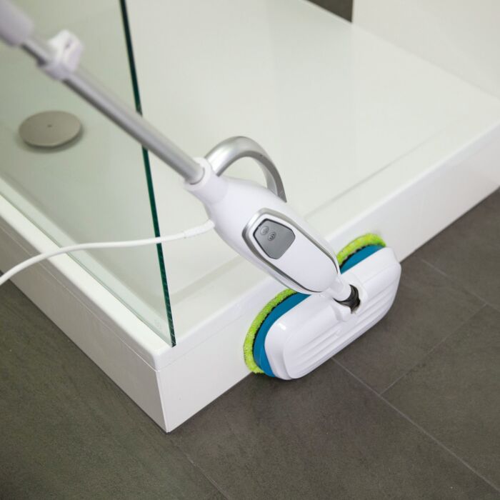 Livington rotierender Dampfreiniger «Steam Twister», weiss