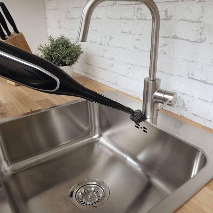 Livington rotierender Dampfreiniger «Steam Twister», weiss