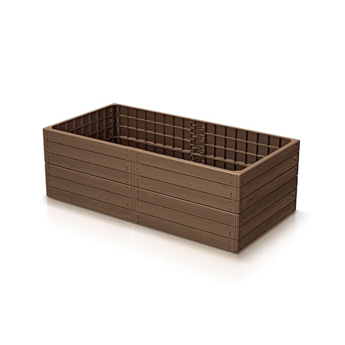 Palisade «Base Woody», plastique aspect bois