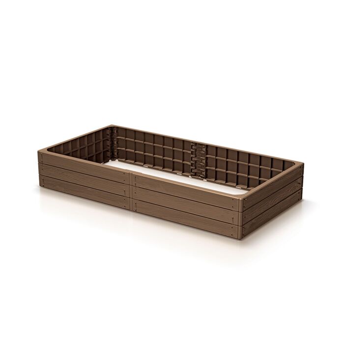 Palisade «Base Woody», plastique aspect bois