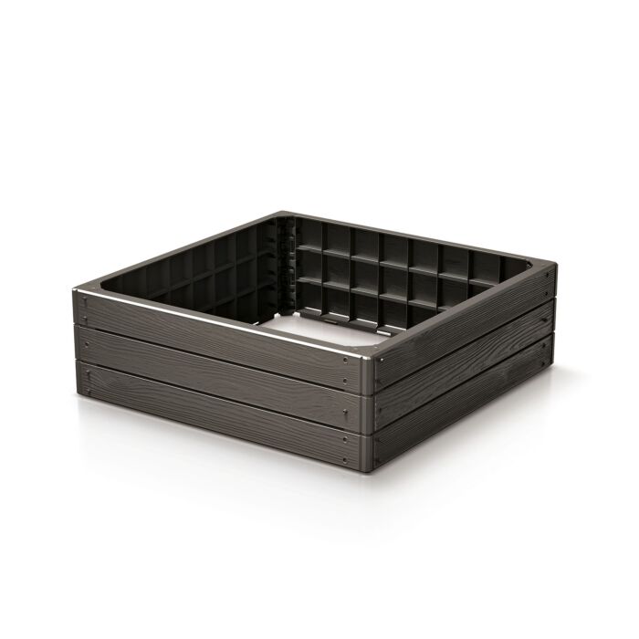 Palisade «Base Woody», plastique aspect bois