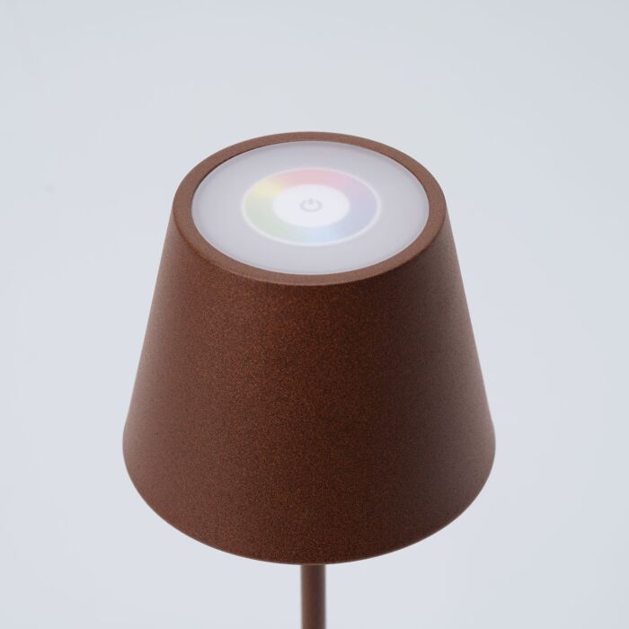LED-Tischleuchte, dimmbar, mit Farbwechsel und USB-Ladekabel