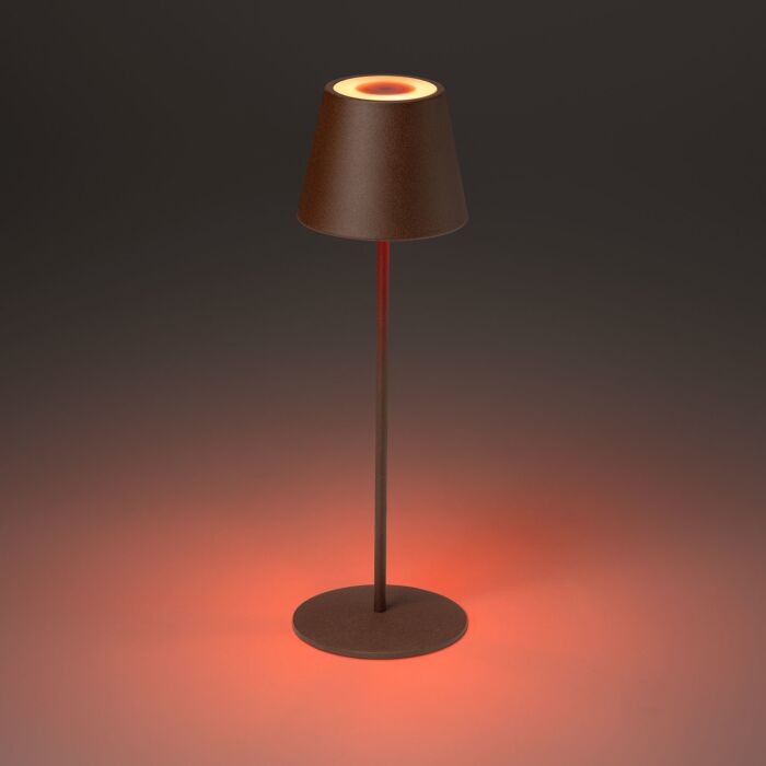LED-Tischleuchte, dimmbar, mit Farbwechsel und USB-Ladekabel