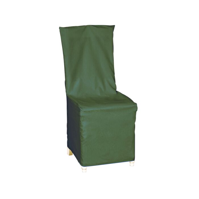 Housse de chaise avec noeud, vert sapin
