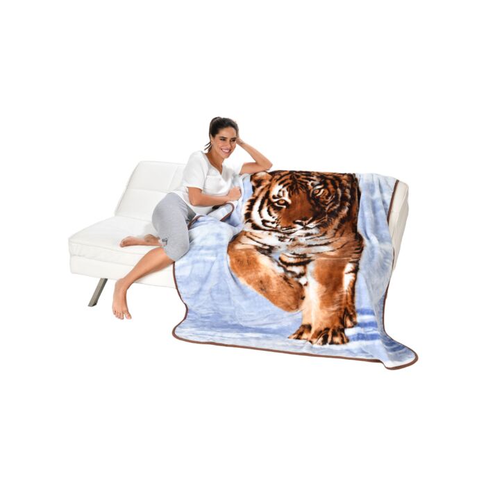 Plaid «Tigre», 152 x 203 cm