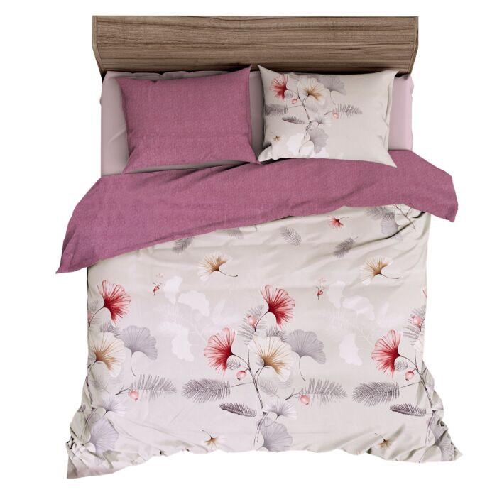 Parure de lit romantique au charme fleuri main product photo