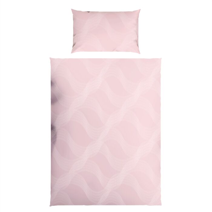 Linge de lit au motif ondulé moderne