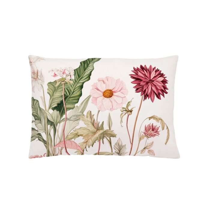 Linge de lit floral beige