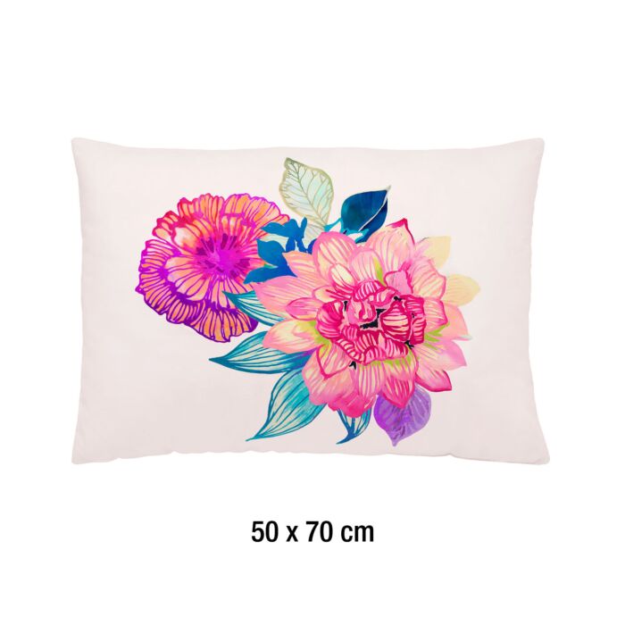 Linge de lit Fleurs avec tropicales