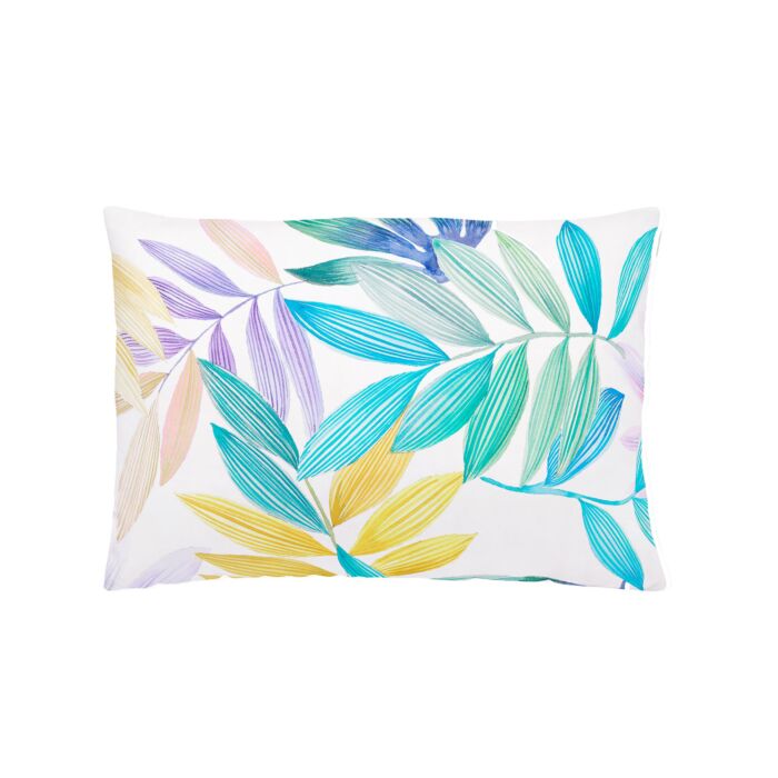 Linge de lit feuilles multicolores