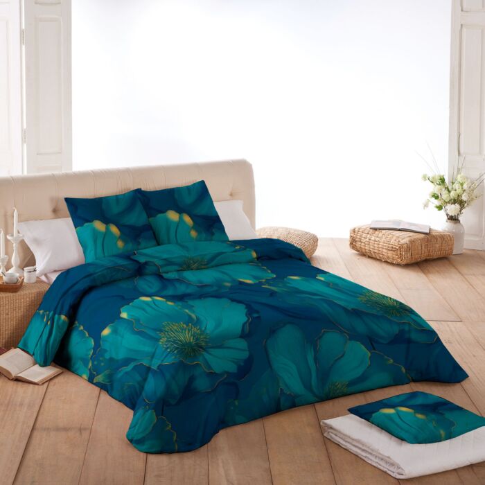 Linge de lit aux fleurs élégantes