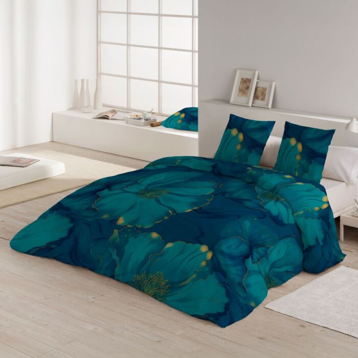 Linge de lit aux fleurs élégantes