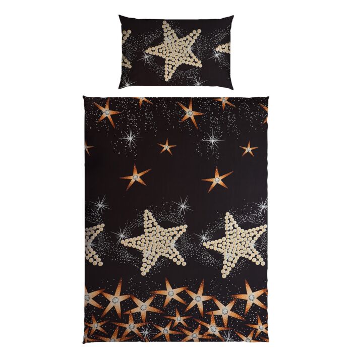 Linge de lit au motif d'étoiles