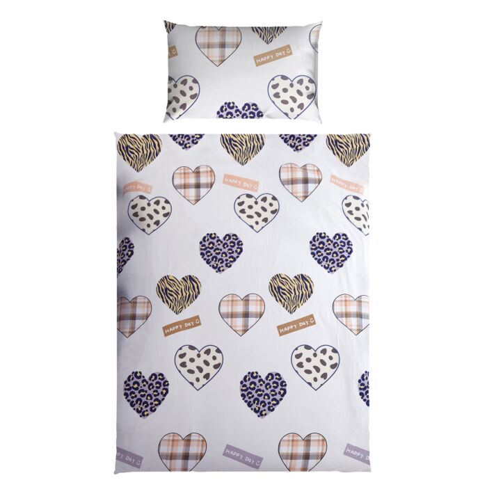 Bettwäsche mit modernem Patchwork-Design