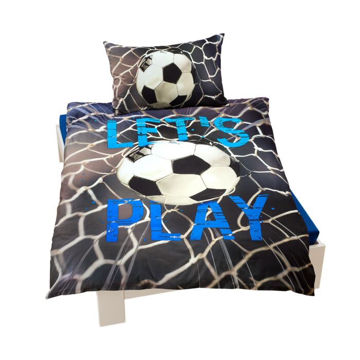 Parure de lit avec un ballon dans le but Let’s Play main product photo
